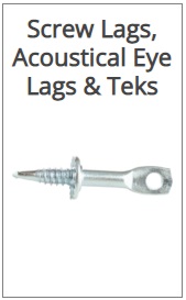 Lag screws and TEK screws