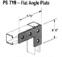Flat Angle Plate for Strut