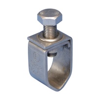 Irreversible Ground Rod Clamps - when proper torque is reached the bolt head breaks off