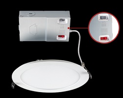 LED Wafer Lights with attached Driver